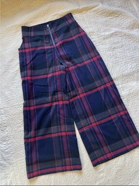BP Nordstrom Plaid Crop Flannel Pant
